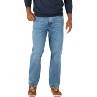 Lee 男士 Legendary棉质宽松直筒牛仔裤 纯蓝色 32W x 30L 正蓝色 32 x 30(宽 x 长)