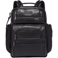 TUMI 途明 Alpha 3系列男士黑色商务皮革Brief电脑双肩背包