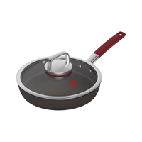 康巴赫(KBH)煎锅不粘锅纯钛无涂层煎炒锅家用平底锅煎蛋锅炉灶通用28cm