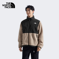 北面ICON男Denali保暖立领抓绒外套户外TheNorthFace|88XH DHO/废土棕/宇宙黑 S
