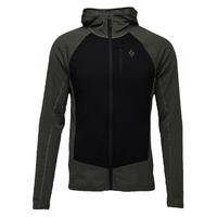 BlackDiamond黑钻bd户外抓绒衣轻量男薄款连帽服外套中间层744051