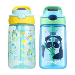 康迪克 儿童吸管水杯 420ml（图案二选一）