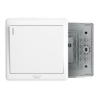 DELIXI 德力西 一开五孔插座带开关面板空调16a插座家用墙壁86型开关插座