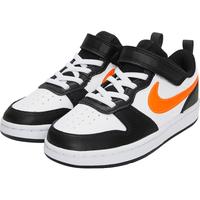  NIKE/耐克 轻便 儿童运动鞋  白色/荷兰橙/黑/暗烟灰 35