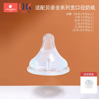 niniwalker 适配贝亲奶嘴宽口径奶瓶配件鸭嘴吸管ss/m/l通用型3/6/15个月一岁