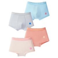 Q21儿童内裤1条装抗菌透气款式颜色 女童平角裤(款式颜色) 1条 100 cm