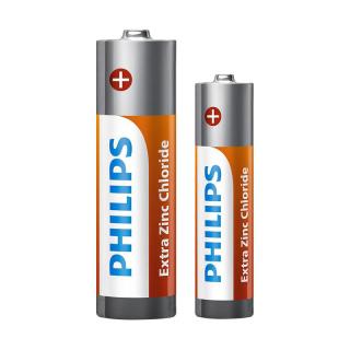 PHILIPS 飞利浦 R03 7号碳性电池 1.5V