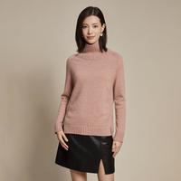 限尺码：皮皮狗 100%山羊高领纯色内搭打底衫针织套头羊绒衫女