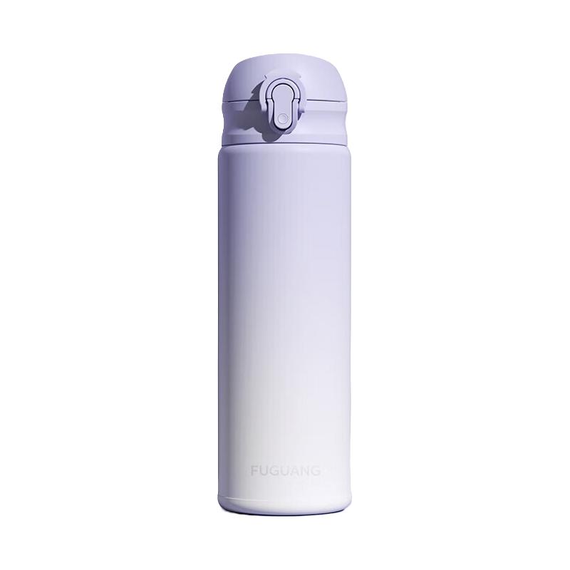 渐变紫500ml【吸管盖】