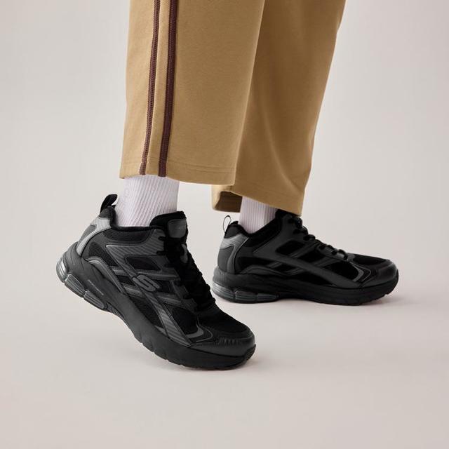 斯凯奇 男鞋老爹鞋休闲鞋日常百搭绑带中帮舒适运动冬