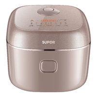 苏泊尔（SUPOR）电饭煲 家用3-8个人4L蓝钻加厚圆釜柴火饭玻璃触控面板家用智能预约电饭煲SF40FC0079 【蓝钻圆釜】玻璃面板 4L