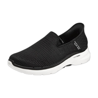SKECHERS 斯凯奇 丨Skechers夏季网面透气健步鞋闪穿一脚蹬男鞋轻便高回弹老人鞋