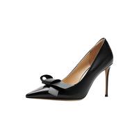 Nine West/玖熙黑色恨天高高跟鞋女2025春季单鞋
