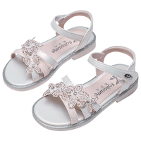 【闪亮甜美公主凉鞋】夏季女童凉鞋软底魔术贴儿童凉鞋耐磨