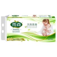 yusen 雨森 卷纸  天然柔滑母婴系列6层柔厚18卷卫生纸粗卷纸巾耐用母婴适用 125g*18卷