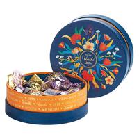 闻绮（Venchi）【圣诞】意大利巴洛克系列夹心黑巧克力圆形礼盒休闲零食