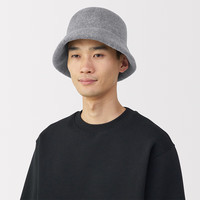 無印良品 MUJI(無印良品 )羊毛 渔夫帽 帽子 DBC41A5A