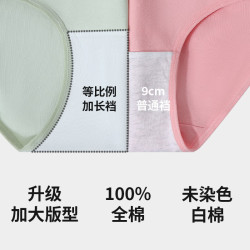 稚蝶 快有货了 女士纯棉内裤  8条