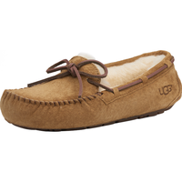 UGG 2020秋冬女士毛便鞋豆豆鞋日系低帮平底蝴蝶结糖果色粉嫩少女休闲单鞋 1107949 CHE  栗子棕色 36