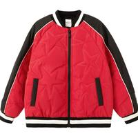 巴拉巴拉儿童棉服男童外套春秋2025童装保暖棒球外套大童棉袄上衣