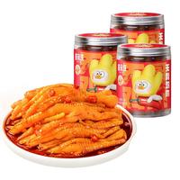 脱骨侠无骨鸡爪488g*3罐柠檬酸辣去骨凤爪零食休闲食品小吃鸡脚筋