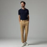 限尺码：Massimo Dutti 男式经典休闲日常通勤含棉透气锥形直筒长裤