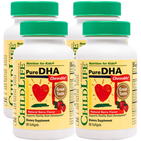 CHILDLIFE 童年时光 小金珠DHA90粒*4瓶