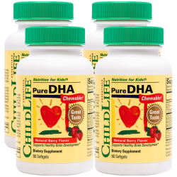 CHILDLIFE 童年时光 小金珠DHA90粒*4瓶
