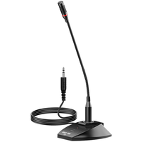  SAST/先科 可充电锂电池 鹅颈麦克风 可充电锂电池 有线麦克风 电容麦克风