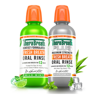  TheraBreath 充氧配方 漱口水套装  温和薄荷+加强护理 473ml+473ml