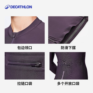 迪卡侬长袖公路车骑行服女款男款骑行风衣秋冬季骑行外套OVRC 深海绿 L