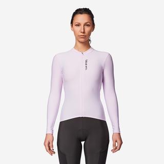 迪卡侬长袖公路车骑行服女款男款骑行风衣秋冬季骑行外套OVRC 薰衣草 XL