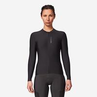 迪卡侬长袖公路车骑行服女款男款骑行风衣秋冬季骑行外套OVRC 暗夜黑 XS