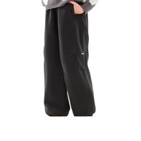 多妙屋女童裤子2025秋儿童运动裤中大童洋气卫裤女孩休闲束脚长裤 碳灰 170 cm