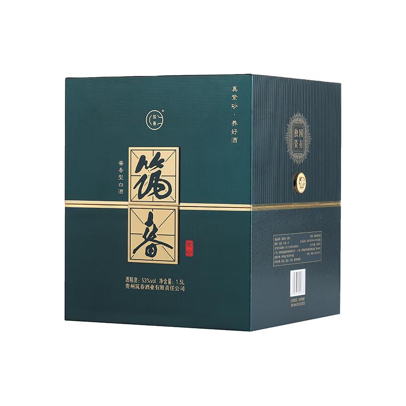  筑春 纯粮 酱香型白酒  50度及以上 ＞500mL 坛装