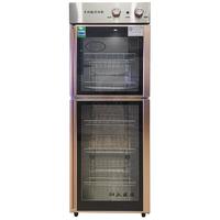 沐风行商用全不锈钢立式碗柜消毒柜热风循环餐饮酒店厨房碗筷餐具消毒【460L中温上下门5层】MFX-C304