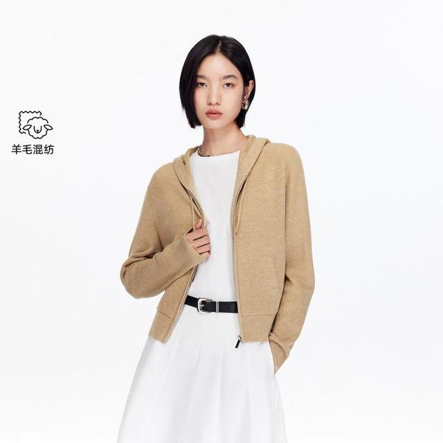 VERO MODA 冬季拉链连帽开衫