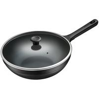 Lagostina 拉歌蒂尼 米乐钻石系列 MIDwok30B 炒锅(30cm、不粘、铝合金)