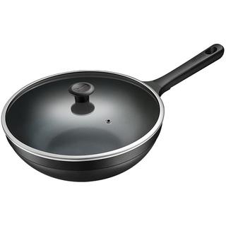 Lagostina 拉歌蒂尼 米乐钻石系列 MIDwok30B 炒锅(30cm、不粘、铝合金)