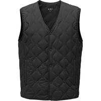 坦博尔男士羽绒马甲轻薄V领短款休闲时尚百搭居家轻暖马夹外套潮