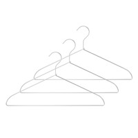 無印良品 MUJI 無印良品  铝 洗涤用衣架 高端铝合金衣架家用挂衣晒衣用宿舍 铝 洗涤用衣架 约长45cm