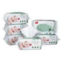 HUGGIES 好奇 铂金装系列 天然植物小森林湿巾 80抽*6包
