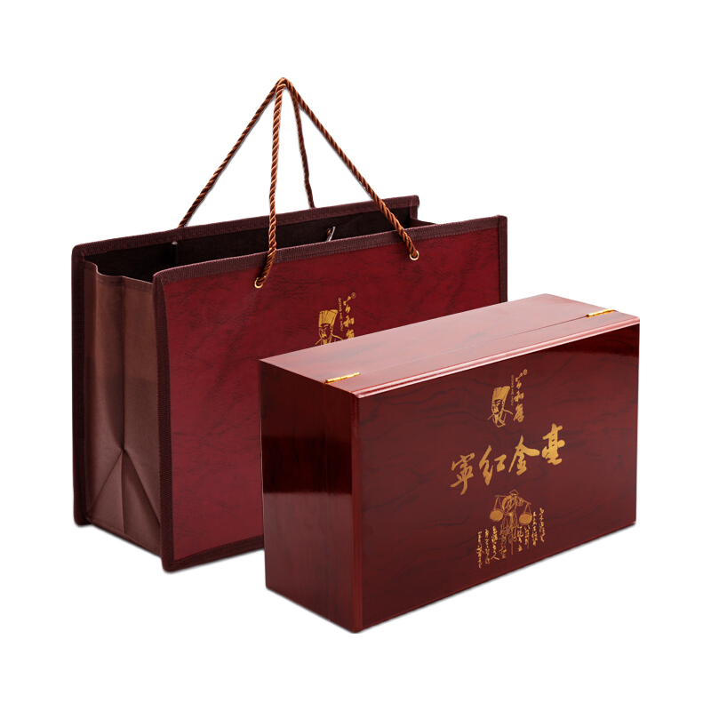 GONGHEHOU 公和厚 红茶茶叶礼盒装江西红茶修水宁红金毫罐装陶瓷红茶新茶礼盒装