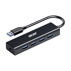 宏碁 USB3.0 HUB集线器高速4口扩展坞 笔记本一拖多接口转换器延长线