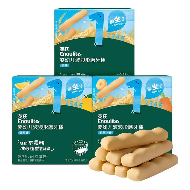 英氏 婴幼儿营养磨牙棒80g*1