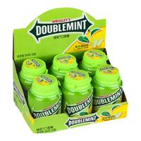 绿箭 WRIGLEY’S DOUBLEMINT 绿箭 口香糖 原味薄荷56g*2瓶+绿茶薄荷56g*2瓶