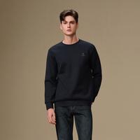 海一家 长袖针织衫2025年秋冬圆领加厚加绒男士毛衣