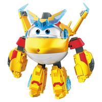 奥迪双钻 超级飞侠儿童玩具大变形机器人语音声光超级装备金小子