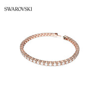 施华洛世奇（SWAROVSKI）MATRIX TENNIS 手链 M 镀玫瑰金色