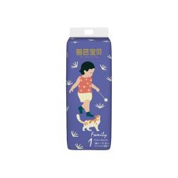 碧芭宝贝 family滋养超薄透气纸尿裤拉拉训练裤夏季尿不湿S-3XL码拍4件59一包